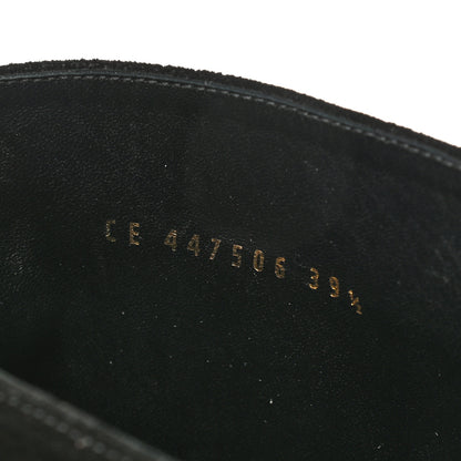 Saint Laurent Suede Otterproof Light Studded Grace 105 Boots 39.5 Black 7 of 7