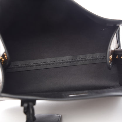 Fendi Glazed Fabric Vitello Century FF 1974 Stamp Patch Mini Peekaboo Defender Cover Mogano Panna Black 8 of 9