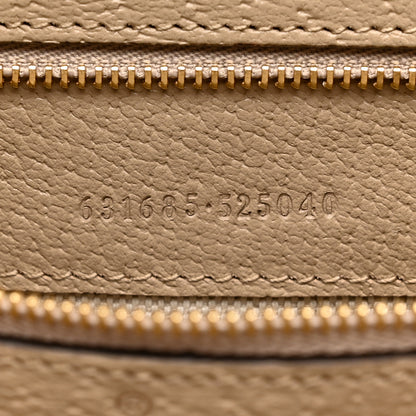 Gucci GG Supreme Monogram Textured Dollar Calfskin Web Medium Ophidia Shopping Tote Beige Mystic White Oatmeal 7 of 15