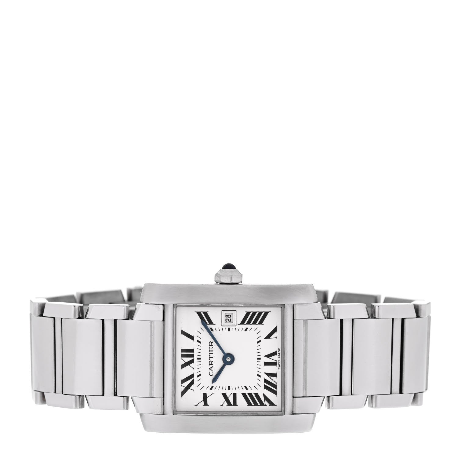 Cartier Stainless Steel 25mm Tank Francaise Quartz Watch 2 of 5