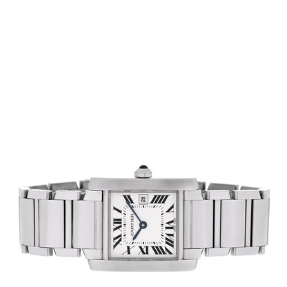 Cartier Stainless Steel 25mm Tank Francaise Quartz Watch 2 of 5
