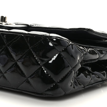 Chanel Patent Quilted Medium Double Flap Black 9 of 9