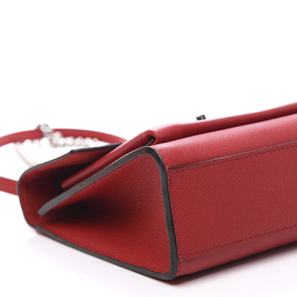 Louis Vuitton Soft Calfskin Mylockme Chain Bag BB Rubis 7 of 11