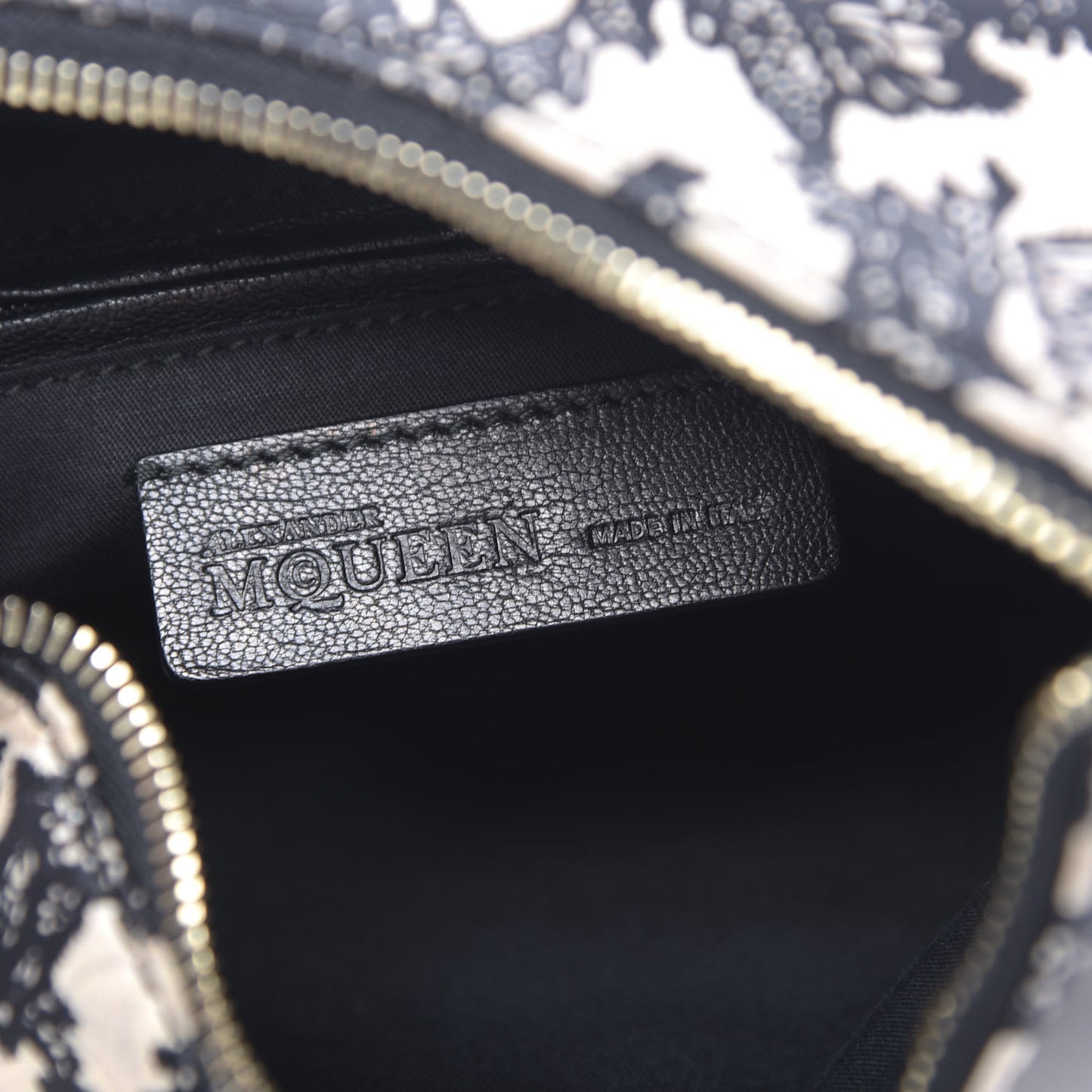 Silk De Manta Lace Print Clutch