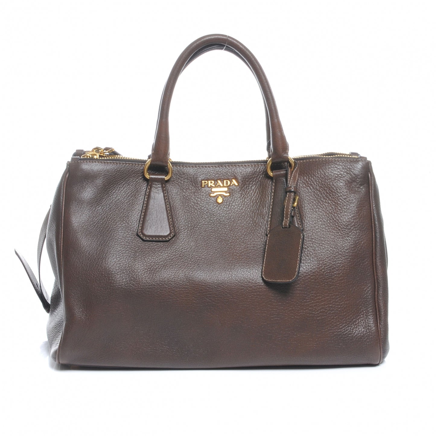 Cervo Deerskin Executive Tote Bruciato