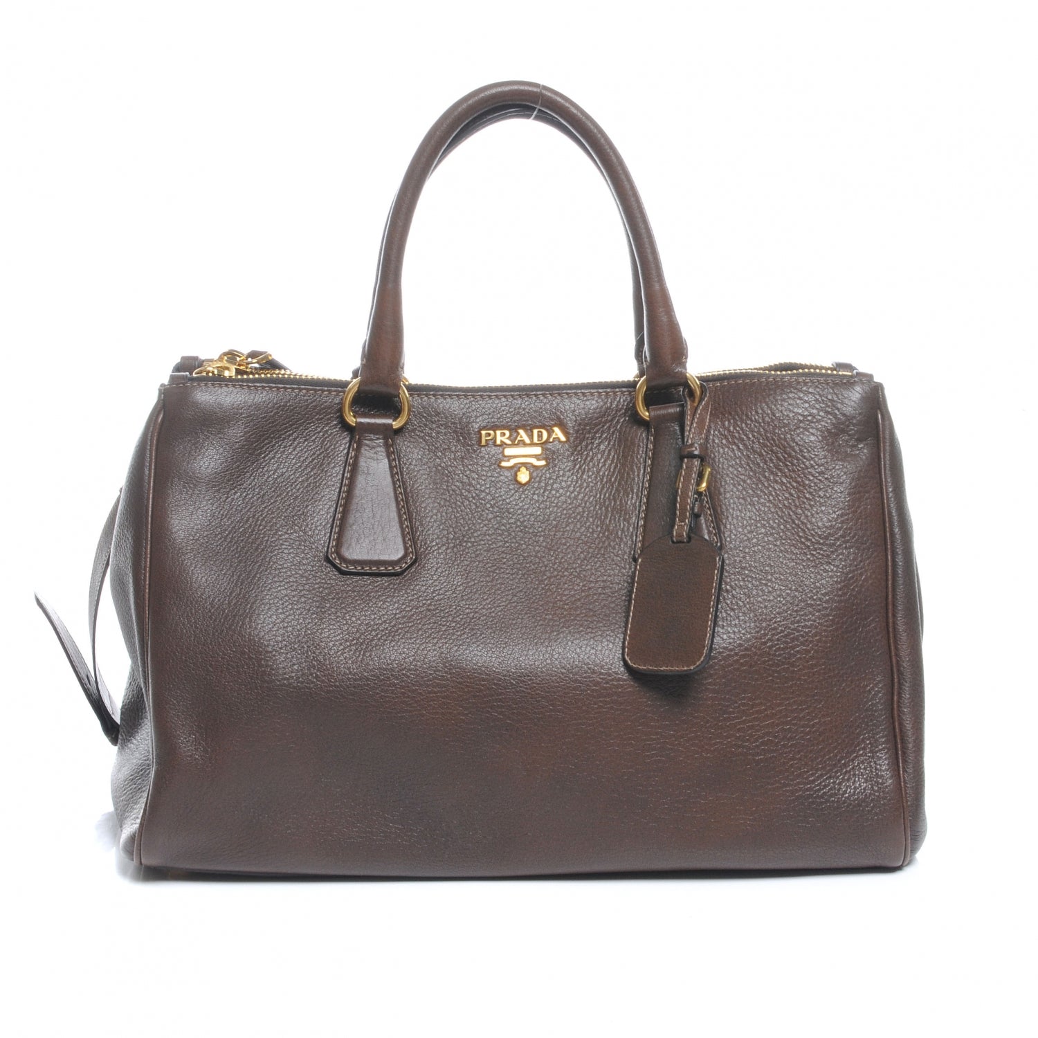 Prada Cervo Deerskin Executive Tote Bruciato 2 of 9
