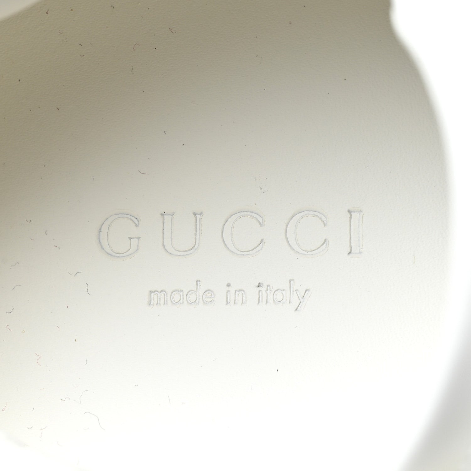 Gucci Calfskin Interlocking G Perforated Womens Ace Sneakers 35.5 White Grey Sky 7 of 8