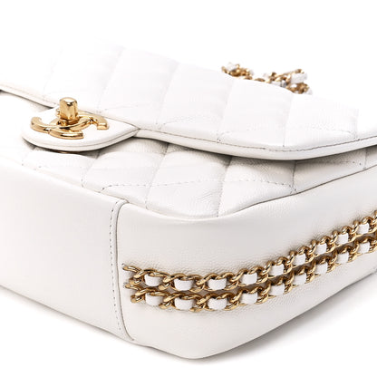 Chanel Caviar Quilted Small CC You Flap White 12 of 12