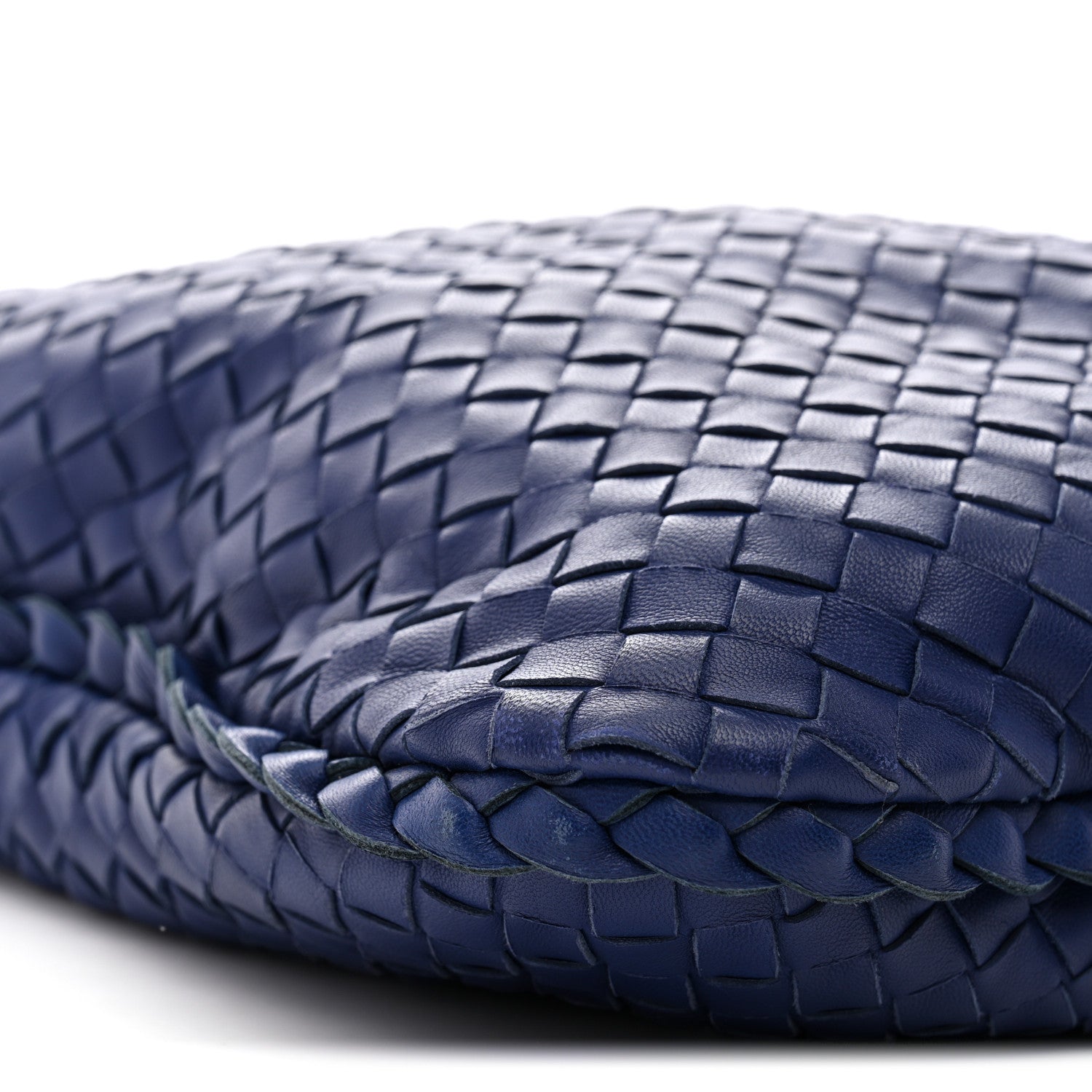 Bottega Veneta Nappa Intrecciato Maxi Veneta Hobo Baltic Blue 9 of 11