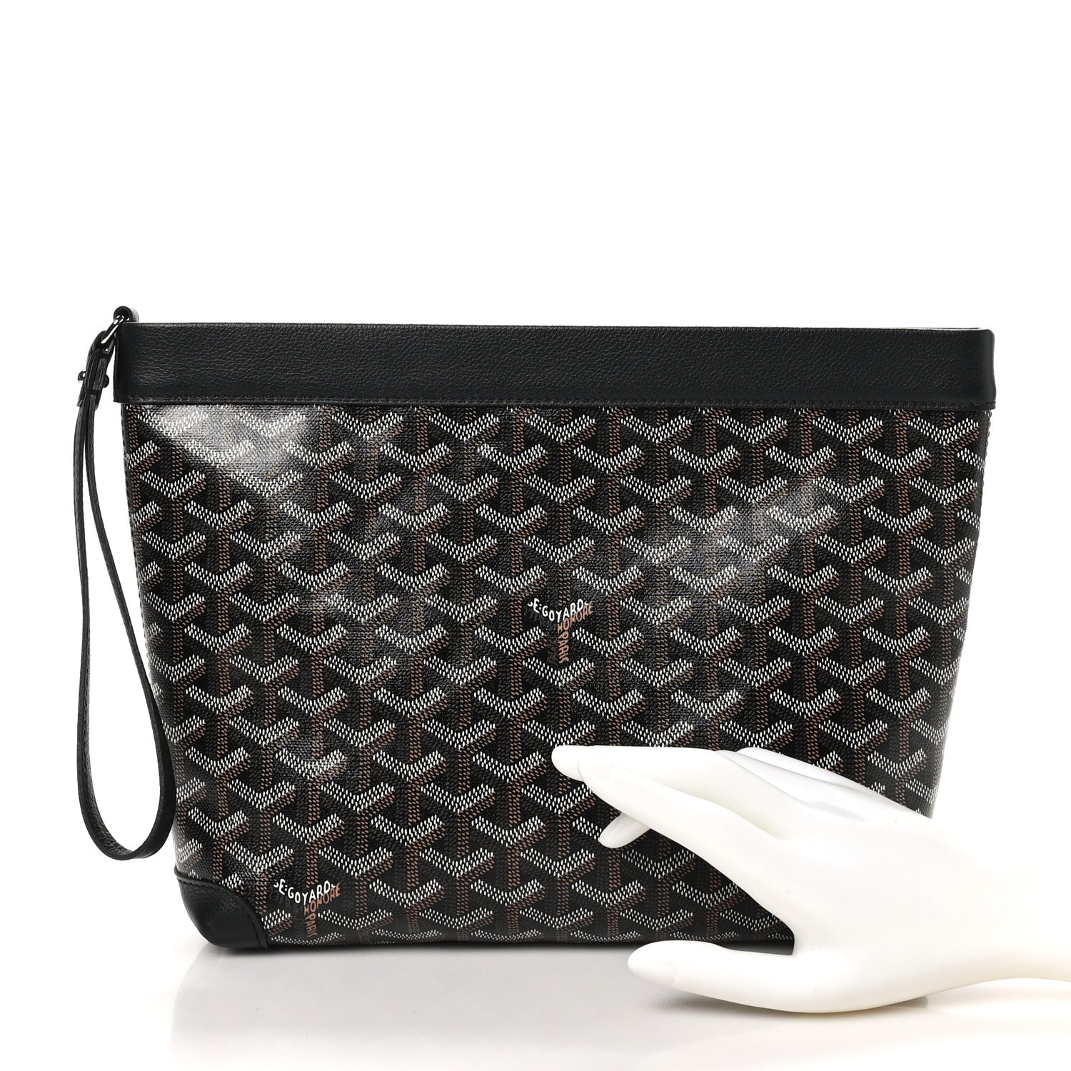 Goyard Goyardine Conti Pouch Black 2 of 8