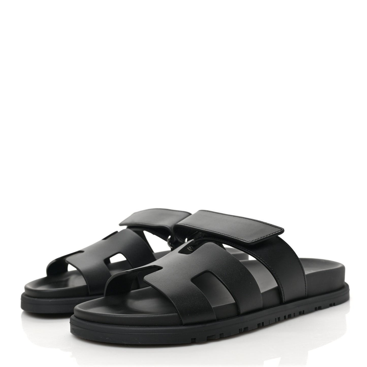 Calfskin Womens Chypre Sandals 37 Black
