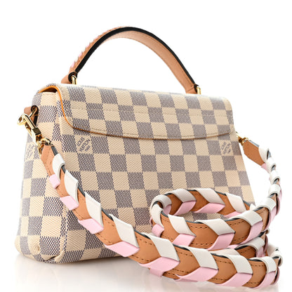 Louis Vuitton Damier Azur Braided Croisette Rose 3 of 11