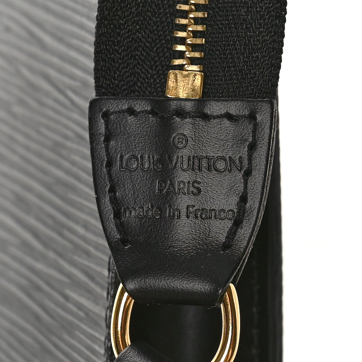 Louis Vuitton Epi Pochette Accessories 24 Black 6 of 8