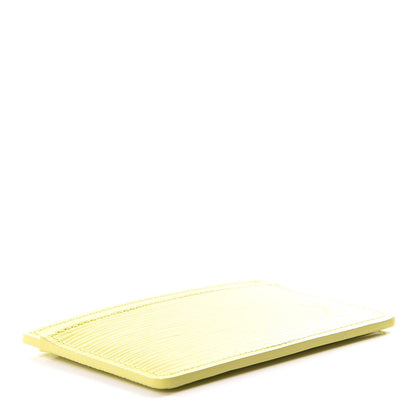 Louis Vuitton Epi Card Holder Vert Acide 3 of 9
