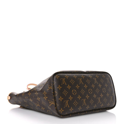 Louis Vuitton Monogram Inside Out Neverfull Bandouliere MM Rouge Sari 4 of 9