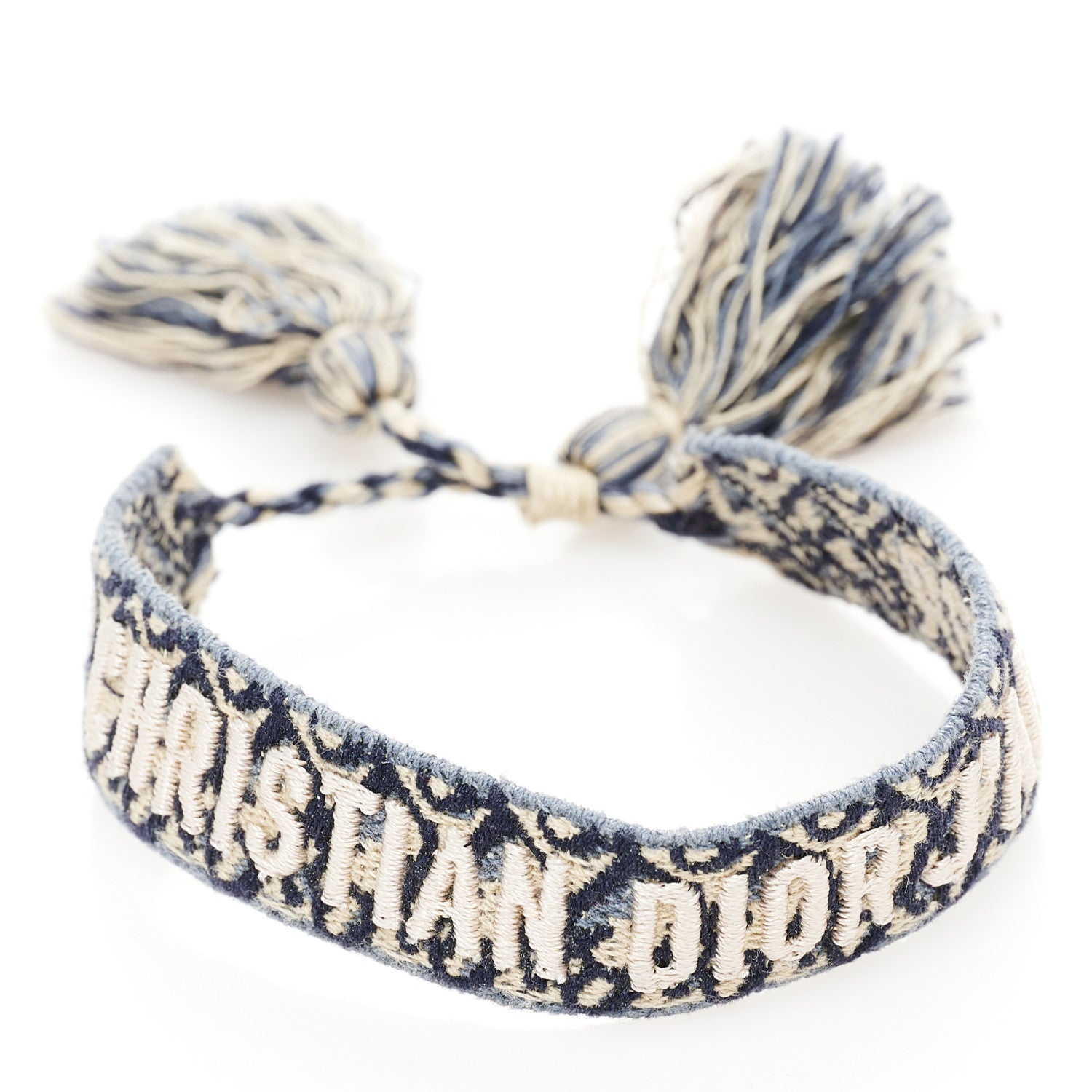 Christian Dior Woven Cotton J'Adior Friendship Bracelet Set Blue Multicolor 2 of 6