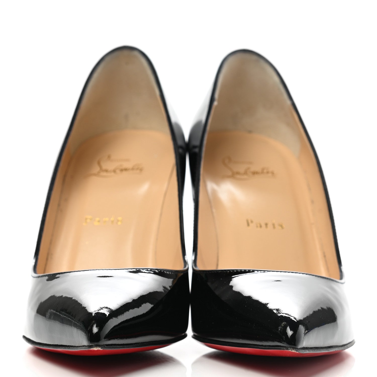 Christian Louboutin Patent Pigalle 85 Pumps 39 Black 2 of 10
