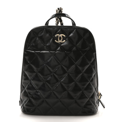 Chanel Shiny Calfskin My Pocket Backpack Black 1 of 10