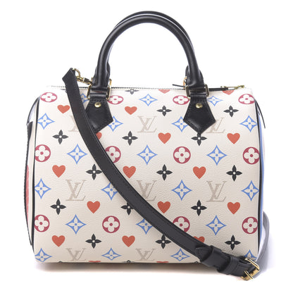 Louis Vuitton Game On Speedy Bandouliere 25 White 1 of 10