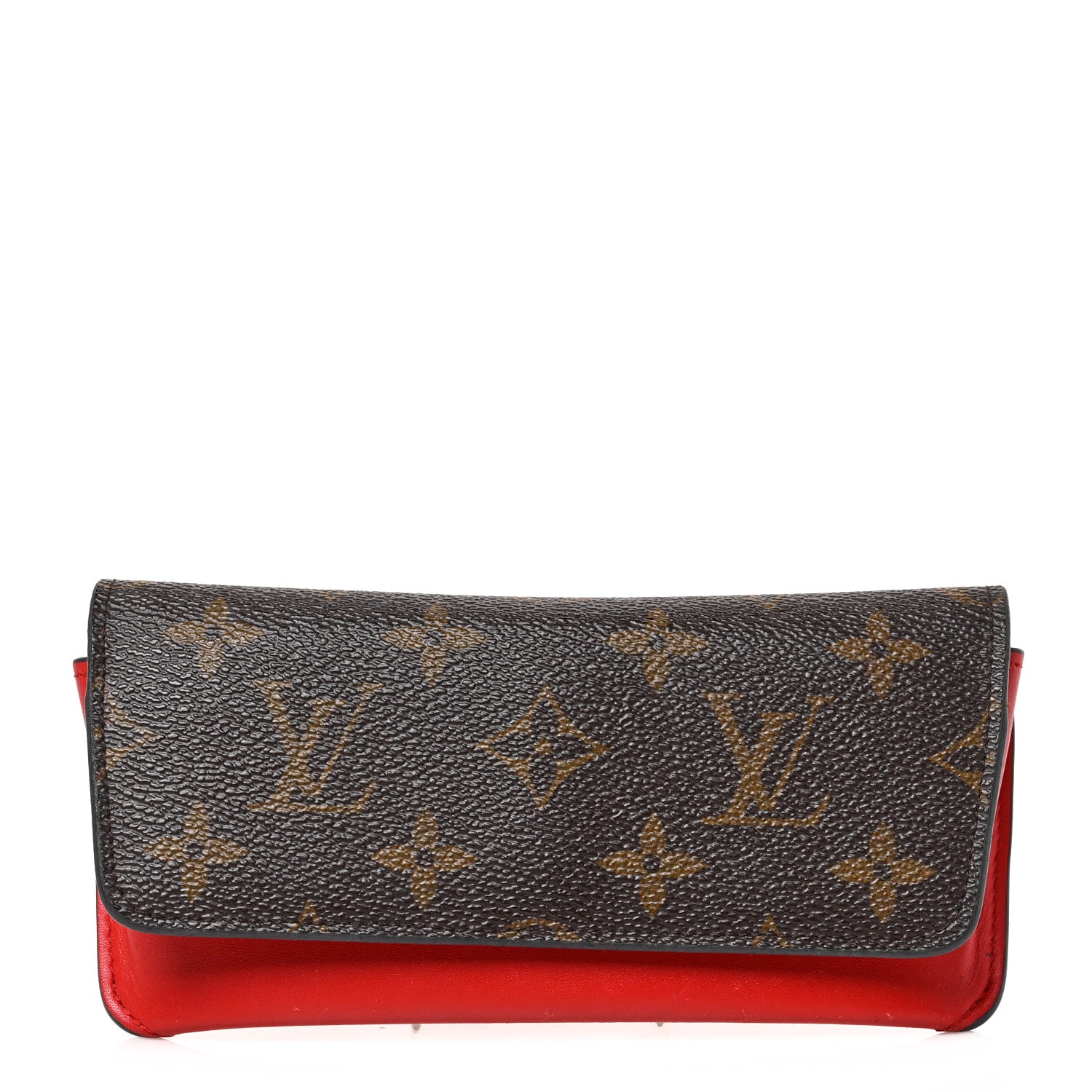 Louis Vuitton Monogram Woody Sunglass Case Rouge 1 of 6