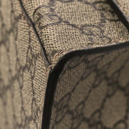 Balenciaga X GUCCI GG Supreme Monogram Small Hourglass Top Handle Bag Beige Ebony 16 of 17