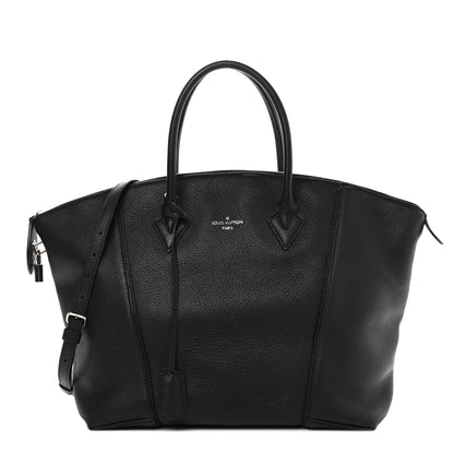 Louis Vuitton Veau Cachemire Soft Lockit MM Black 1 of 10