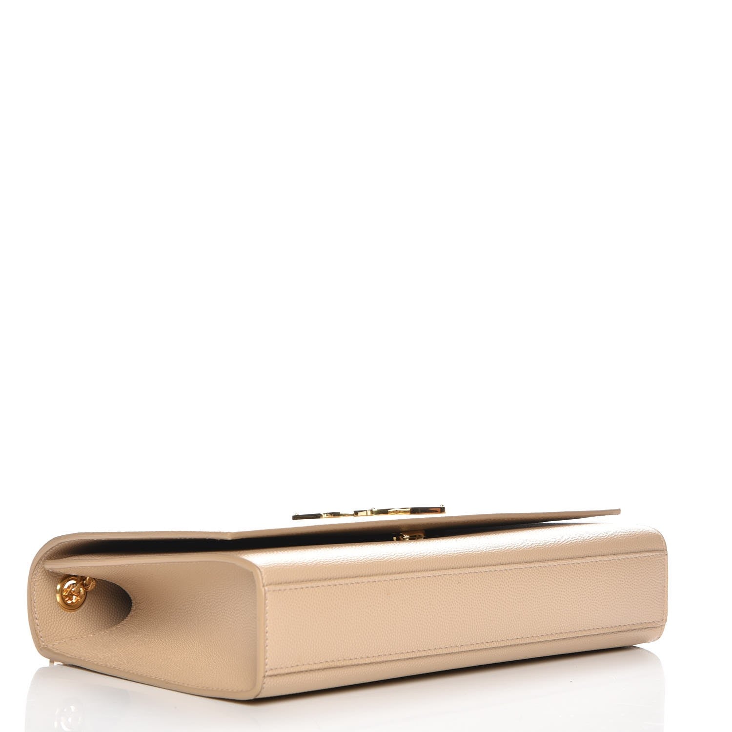 Saint Laurent Grain De Poudre Medium Monogram Kate Satchel Nude Powder 4 of 7