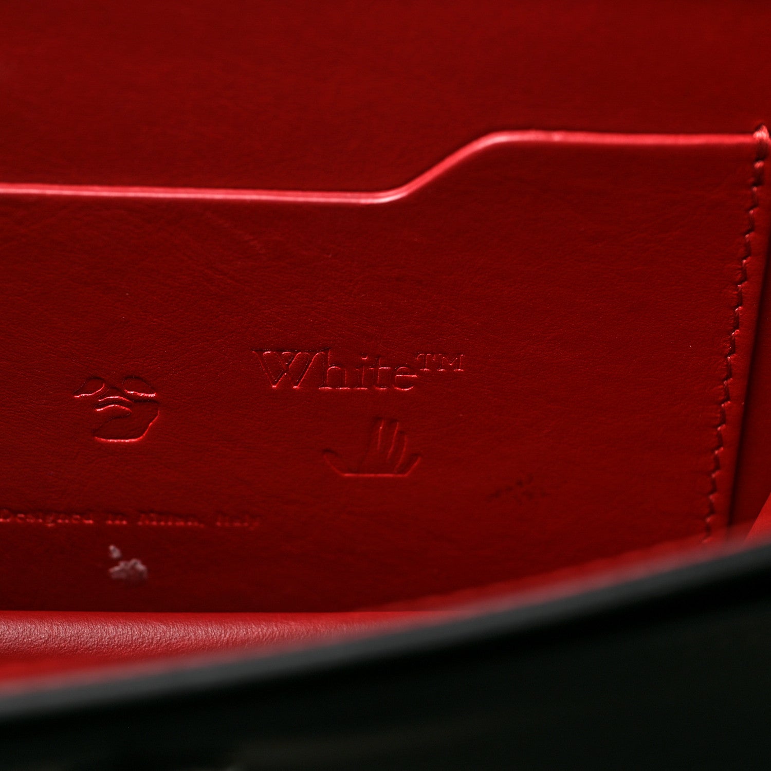 Off-White Calfskin Jitney 1.4 Bag Black 7 of 11