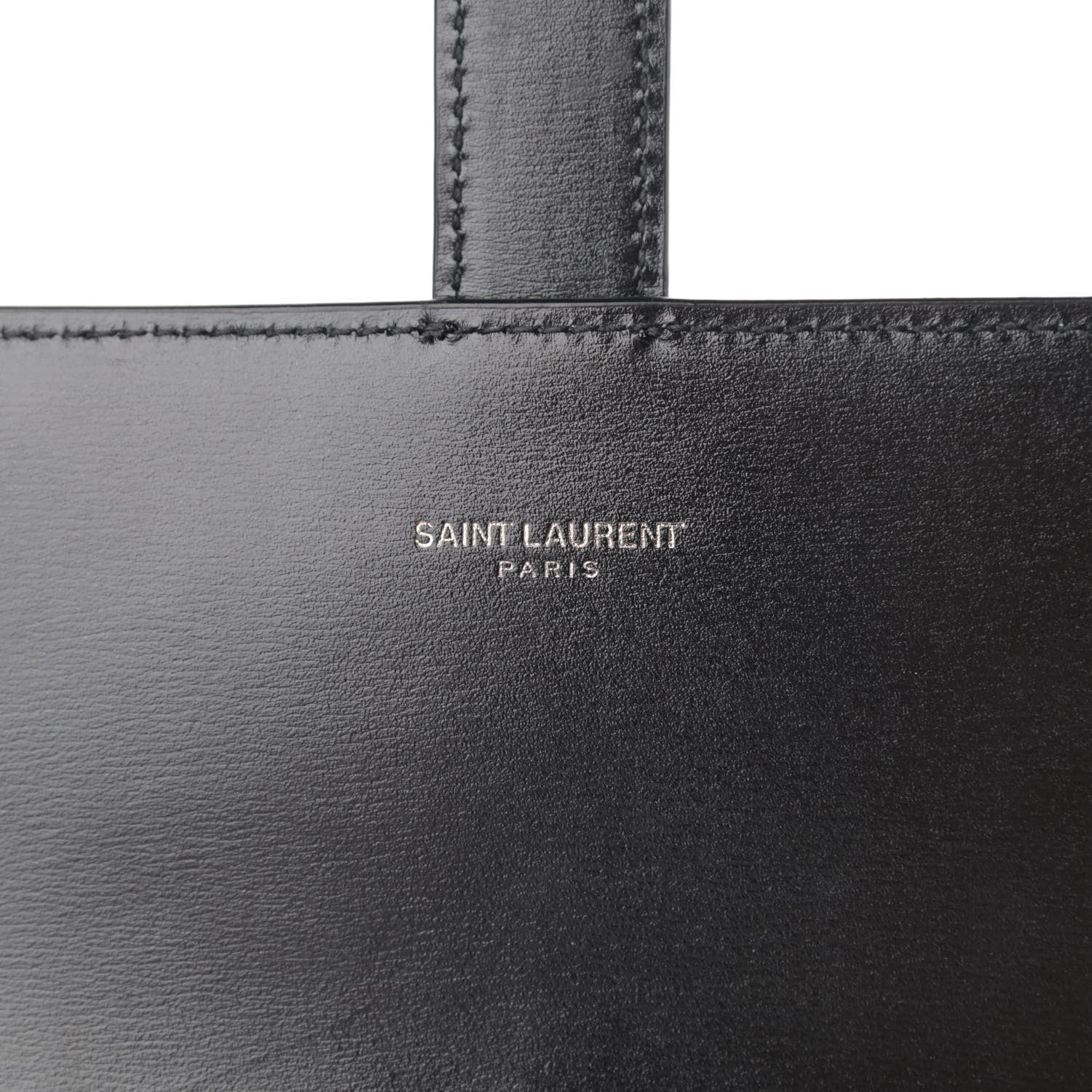 Saint Laurent Patent Embossed Small Le Monogramme Satchel Black 6 of 11