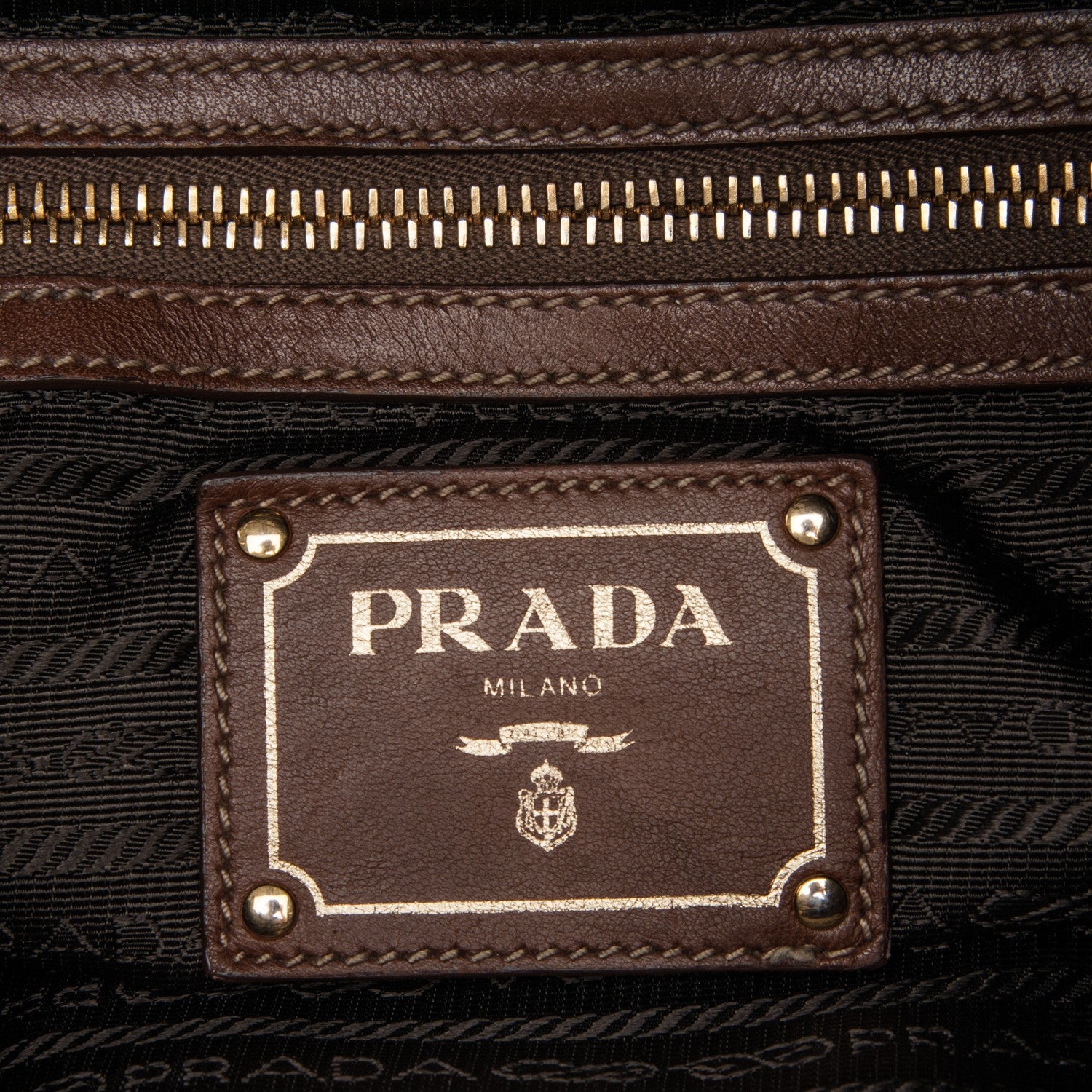Prada Nappa Antique Shoulder Bag Cocco 6 of 7