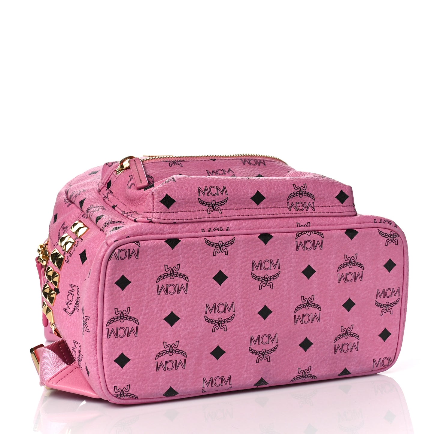 Visetos Small Side Stud Stark Backpack Pink