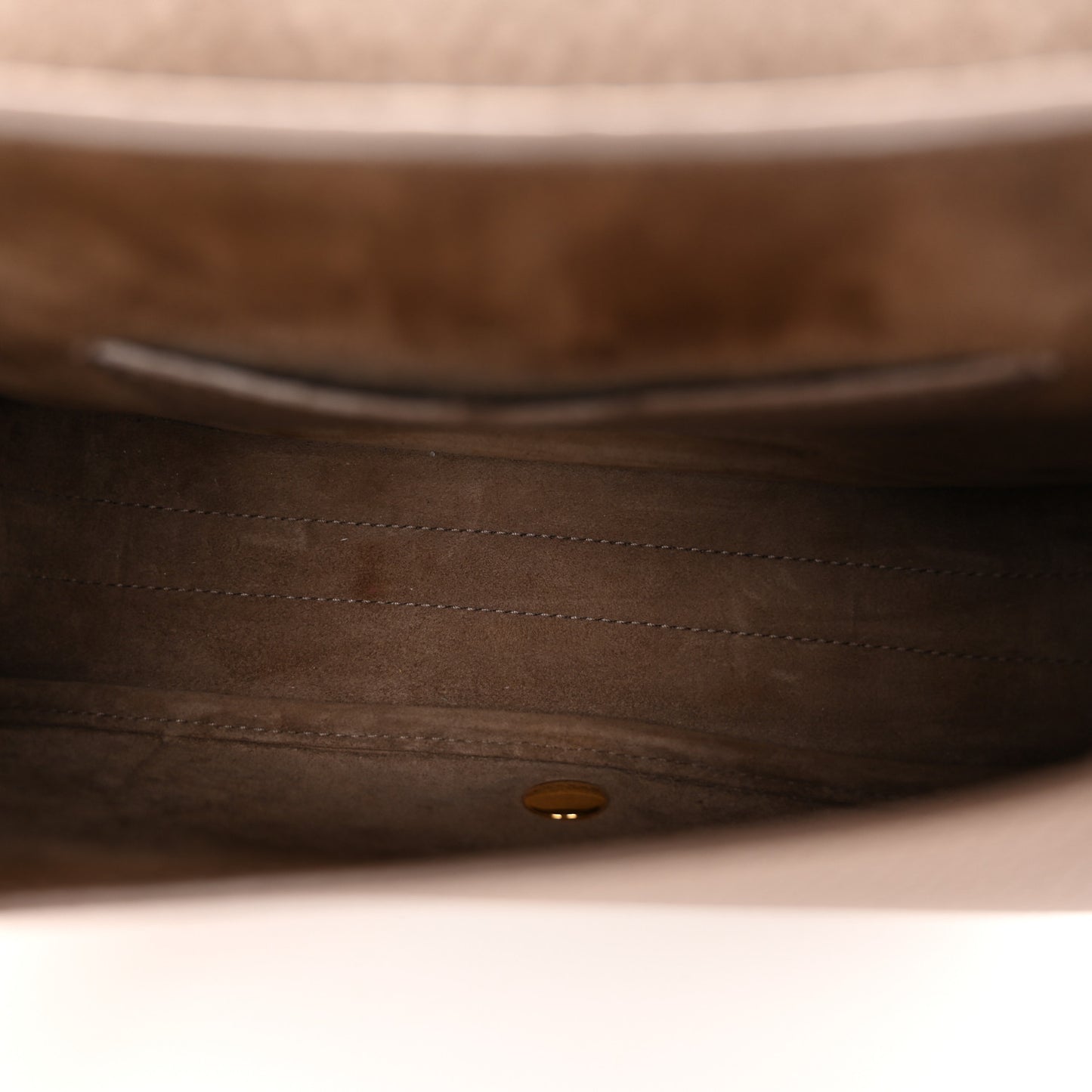 Grained Calfskin Medium Bobby Flap Warm Taupe