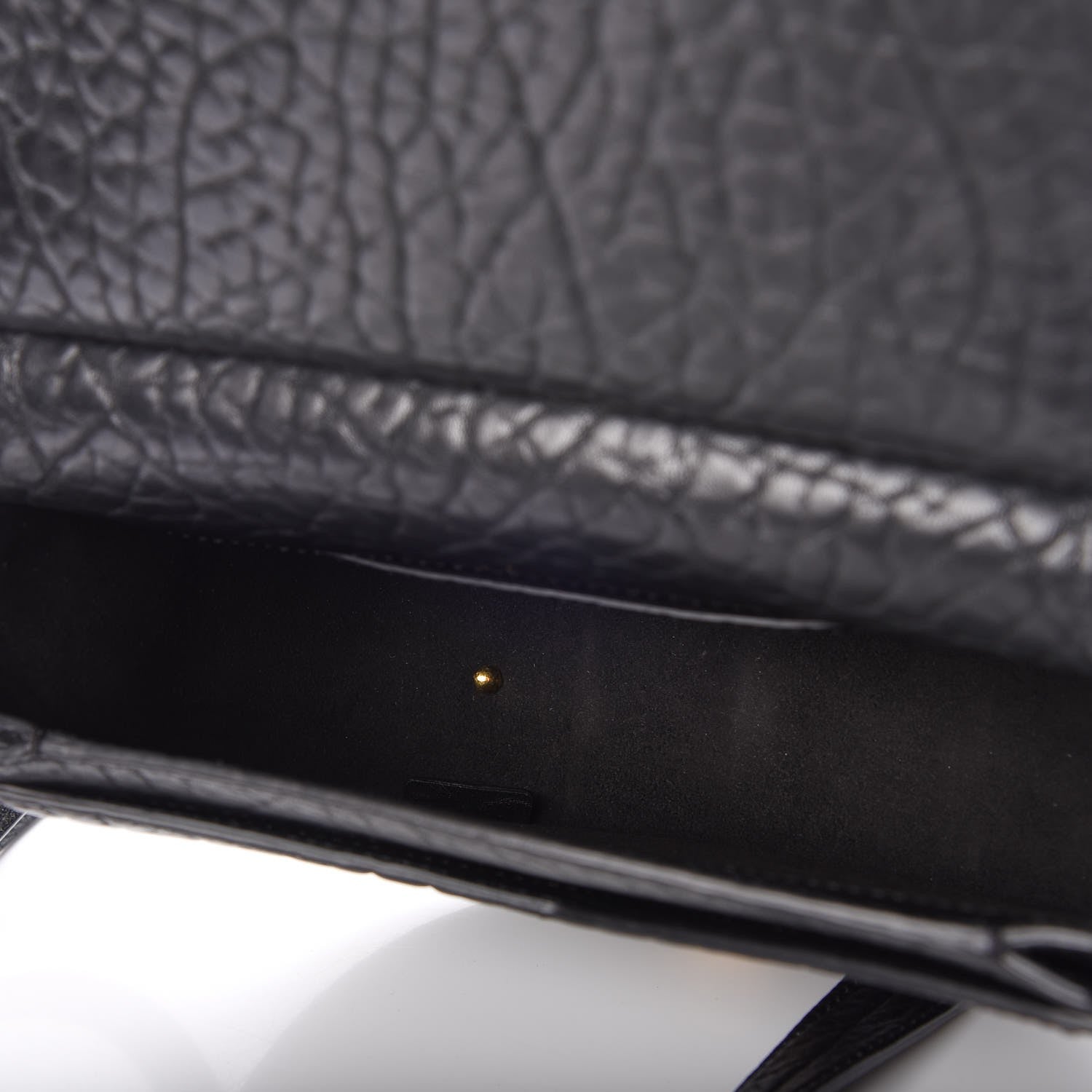 Givenchy Bullhide Mini Infinity Saddle Bag Black 5 of 7