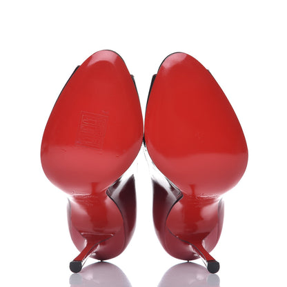Christian Louboutin Patent Degrade Yootish 100 Pumps 36 Black Red 5 of 9