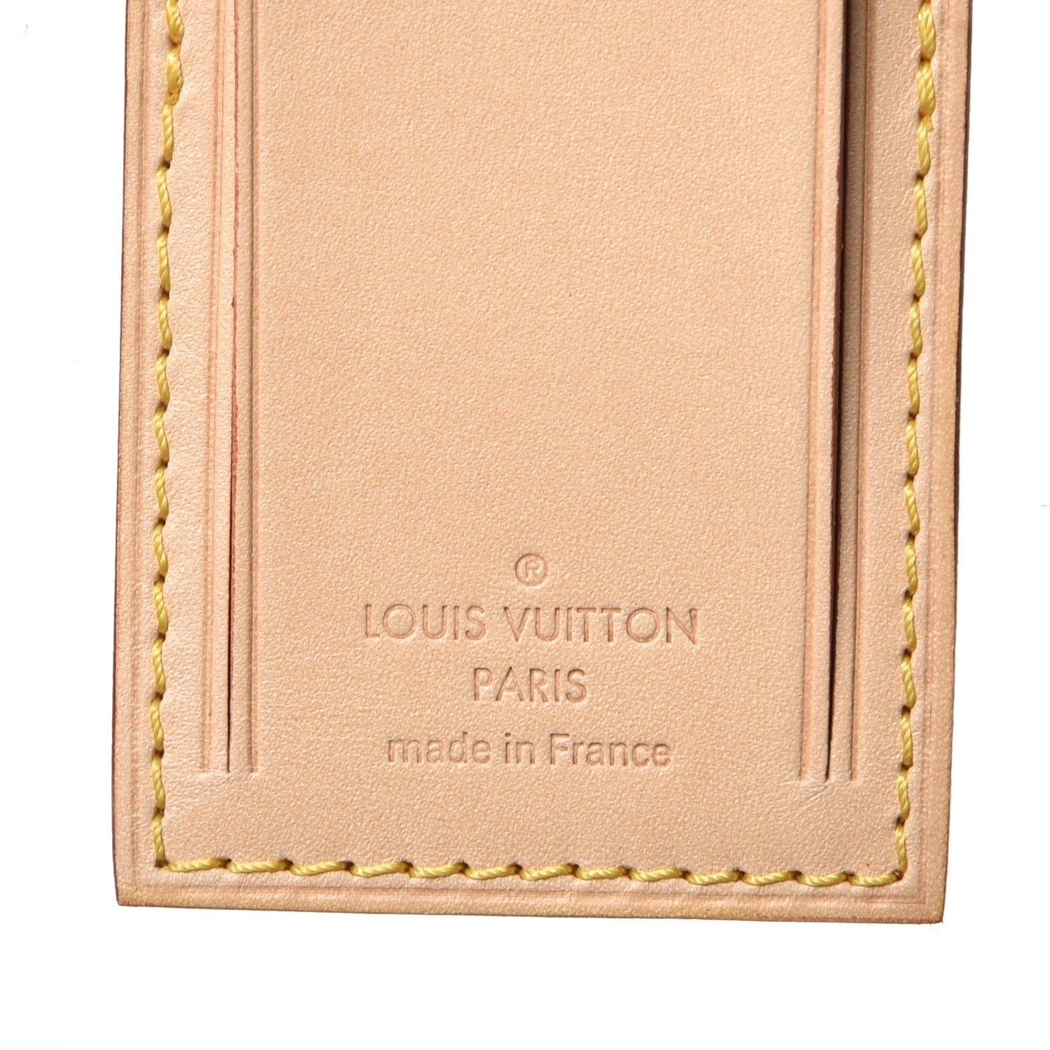 Louis Vuitton Statue of Liberty VVV Vachetta Luggage Tag 3 of 6