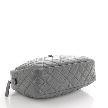 Chanel Aged Calfskin Quilted Medium Reissue Camera Case Grey 4 of 7