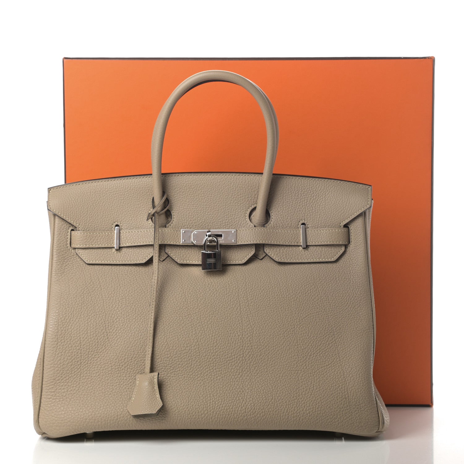 Hermes Togo Birkin 35 Gris Tourterelle 13 of 13