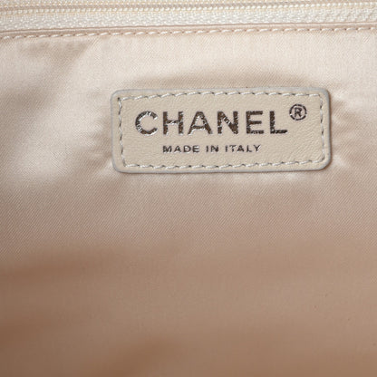 Chanel Lambskin Quilted East West Large Tote Red 6 of 9