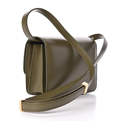 Celine Box Calfskin Small Classic Box Flap Bag Army Green 3 of 10