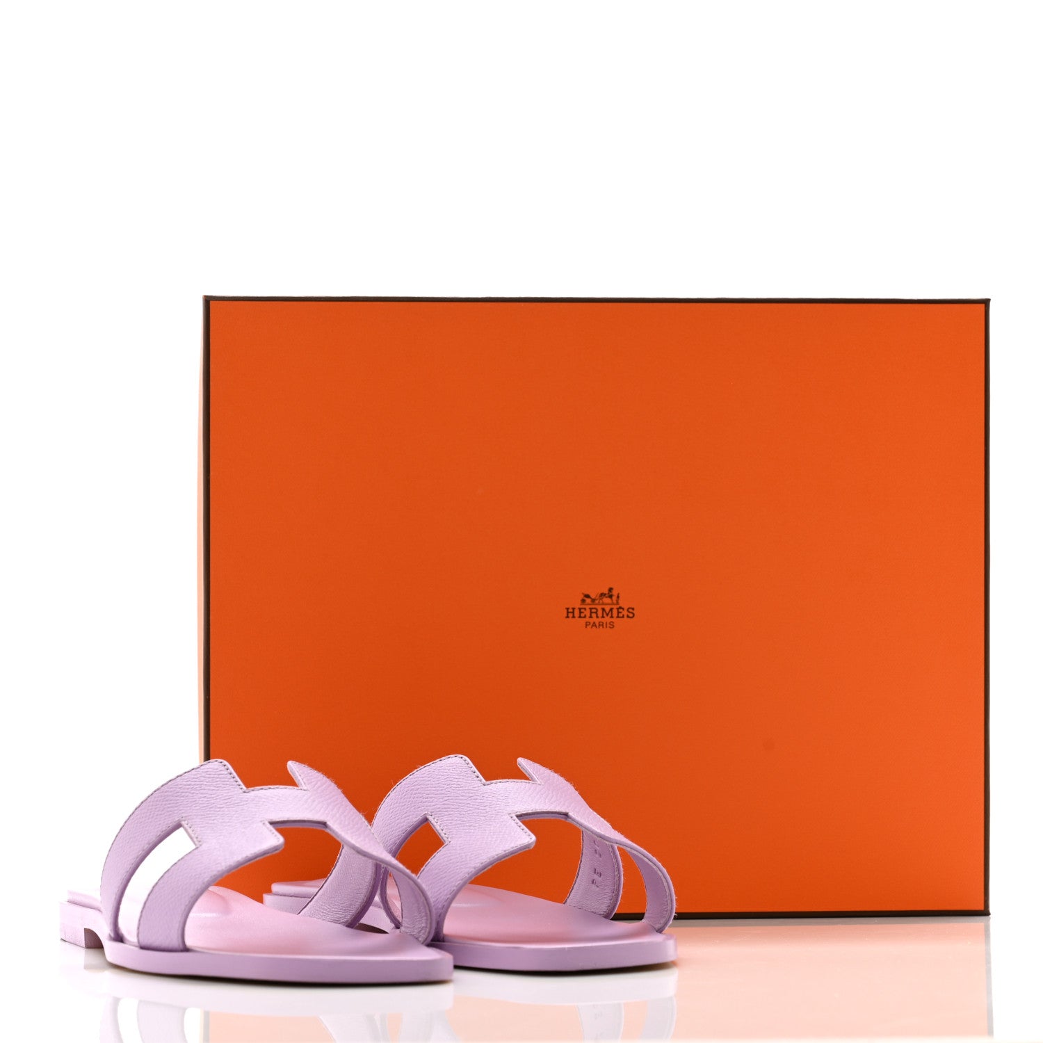 Hermes Epsom Oran Sandals 37 Violet Amethyste 10 of 10