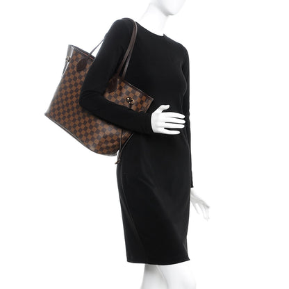 Louis Vuitton Damier Ebene Neverfull MM 3 of 9