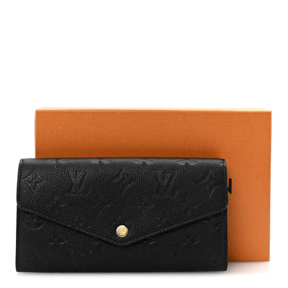 Louis Vuitton Empreinte Sarah Wallet NM Black 7 of 7