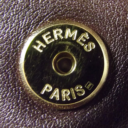 Hermes Chevre Leather Pochette Rio Brown 8 of 9