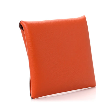 Hermes Chevre Mysore Bastia Coin Purse Feu 3 of 6