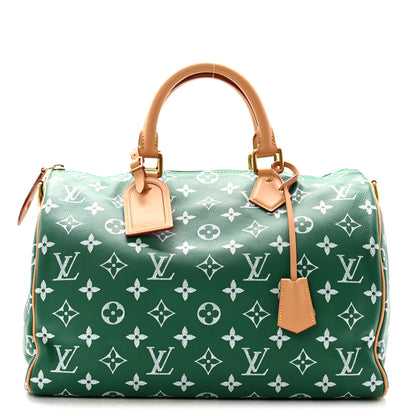 Louis Vuitton Calfskin Monogram Speedy P9 Bandouliere 40 Green 1 of 10