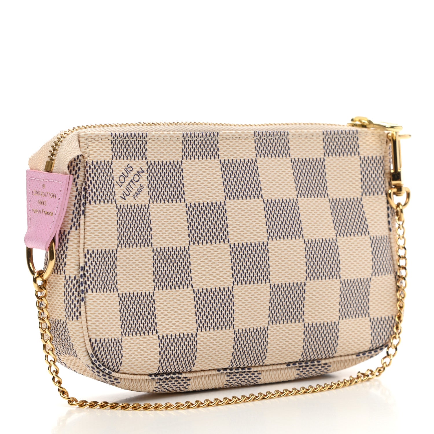 Louis Vuitton Damier Azur 2016 Christmas Animation Mini Pochette Accessories 3 of 7