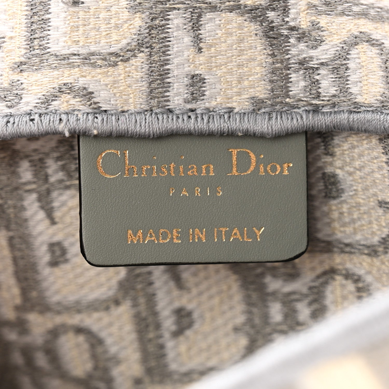 Christian Dior Oblique Slim Saddle Pouch Grey 6 of 11
