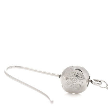 Tiffany Sterling Silver Small Elsa Peretti Mesh Earrings 4 of 5