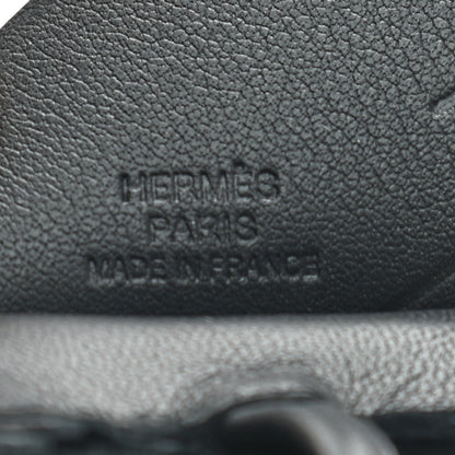 Hermes Milo Lambskin Grigri Rodeo Pegase Horse Bag Charm MM So Black 3 of 4
