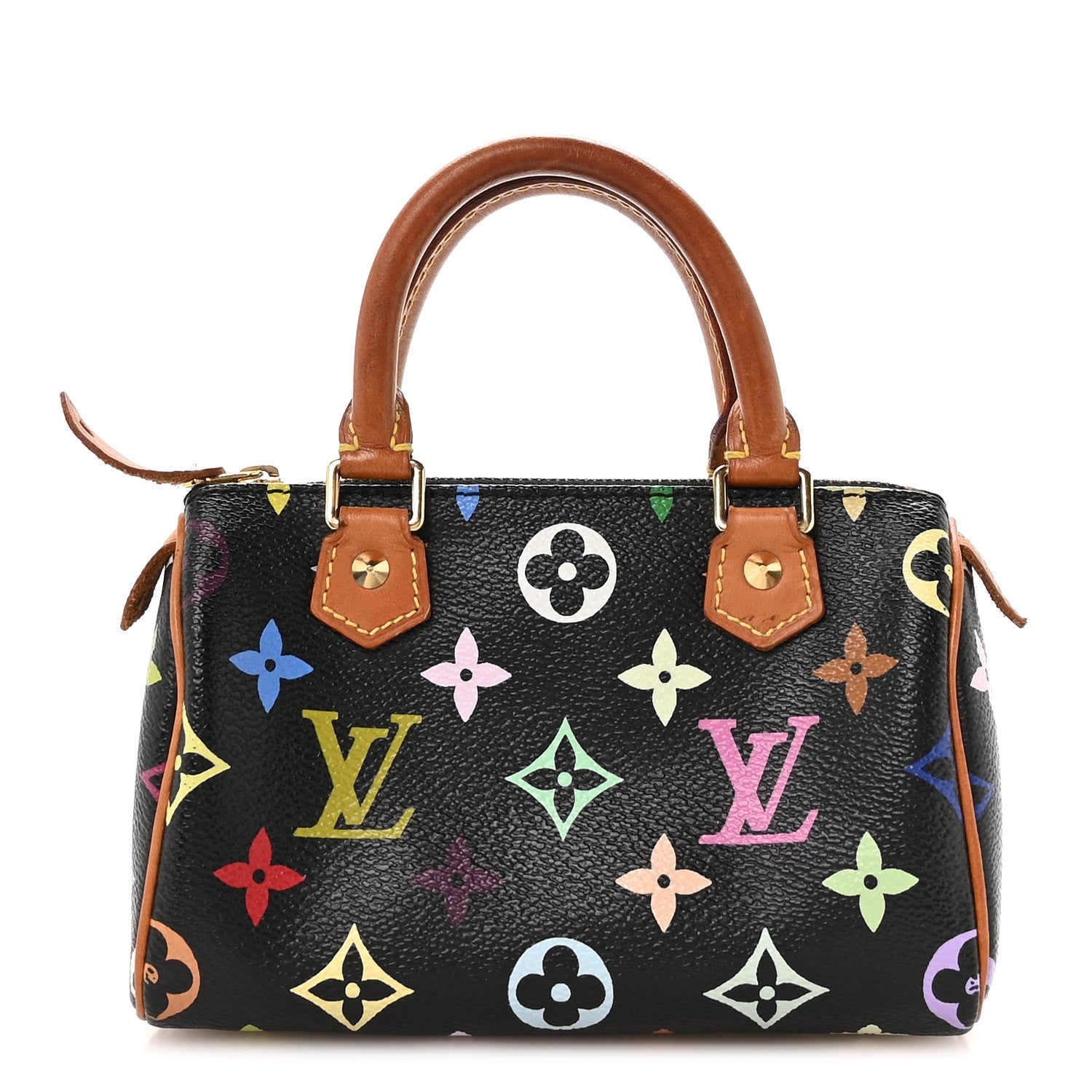 Louis Vuitton Monogram Multicolor Mini Sac HL Speedy Black 1 of 10